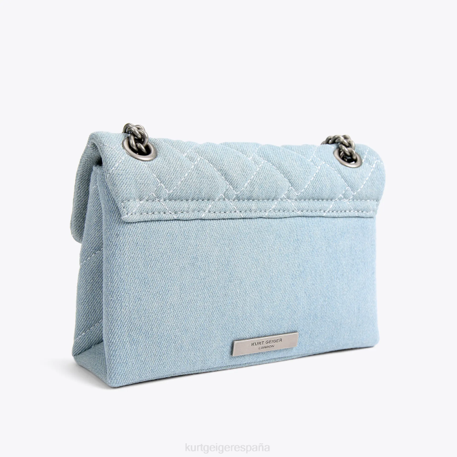 Kurt Geiger mujer mini kensington de cristal de londres 2LPR90 | bolsas azul pálido